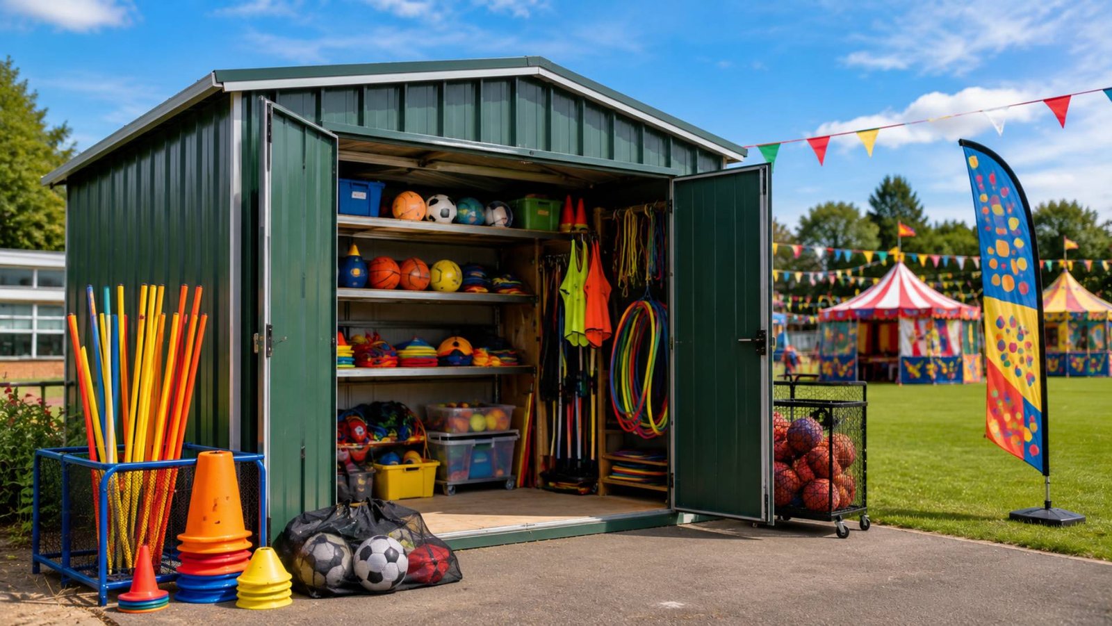 Building a School Sports Shed That Actually Supports Carnival Season