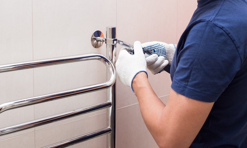 bathroom towel rails